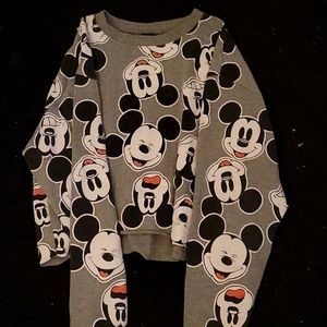 Mickey Mouse Crop Top (long-sleeved)